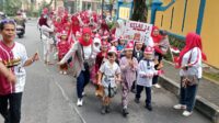 Meriahkan HUT RI ke-80, Siswa SDN Brawijaya Kota Sukabumi Parade Pakaian Adat dan Profesi