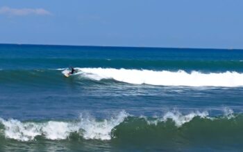 Gelaran internasional Cimaja Boardriders Open Pro Surf Competition 2025 sukses digelar selama dua hari, Sabtu-Minggu (16–17 Agustus 2025)