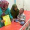 DILAYANI : Zihad Alfaritsi Eriansyah (7) bocah pengidap Candidiasis asal Kampung Kubang RT 017/RW 04, Desa Pasir Datar Indah, Kecamatan Caringin, Kabupaten Sukabumi, saat dibawa keluarga ke rumah sakit.