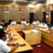 FOTO : NANDI/ RADARSUKABUMI Suasana rapat koordinasi yang dipimpin langsung oleh Sekretaris Daerah Kabupaten Sukabumi, Ade Suryaman, di ruang rapat Sekretariat Daerah, Rabu (27/8/2025).