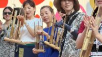 Go Internasional: Kelompok Musik Angklung Udjo Ecoland Mitra Binaan Pertamina Tampil di World Expo Osaka 2025