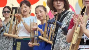 Go Internasional: Kelompok Musik Angklung Udjo Ecoland Mitra Binaan Pertamina Tampil di World Expo Osaka 2025