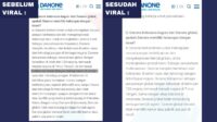Danone Diduga Hapus Diam-Diam Afiliasi dengan Israel 