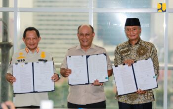 KOMITMEN: Kementerian PU, Kemendagri dan BGN dukung program MBG. (foto: Istimewa)