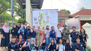 KKN Kelompok 45 UNP Resmikan Peta Administrasi Desa dan Mitigasi Bencana