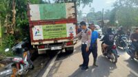 Truk Bermuatan LPG Tabrak Dump Truk di Cikembar, Dua Sopir Luka