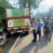 Kecelakaan lalu lintas melibatkan dua kendaraan besar terjadi di Jalan Raya Palabuhan II Km 18, Kampung Cilangkap, Desa Cikembar, Kecamatan Cikembar, Kabupaten Sukabumi, Sabtu (20/9/2025) sekitar pukul 14.30 WIB.