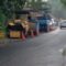 Hotmix: Salah satu paket pekerjaan Rekonstruksi Jalan di ruas jalan Purwakarta-Wanayasa, (foto: ron's/ Radar Sukabumi)