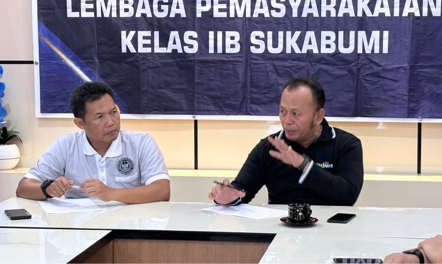 BERKOMITMEN: Lapas Kelas IIB Sukabumi berupaya memperkuat komitmen dalam pembangunan Zona Integritas menuju WBK dan WBBM, belum lama ini.
