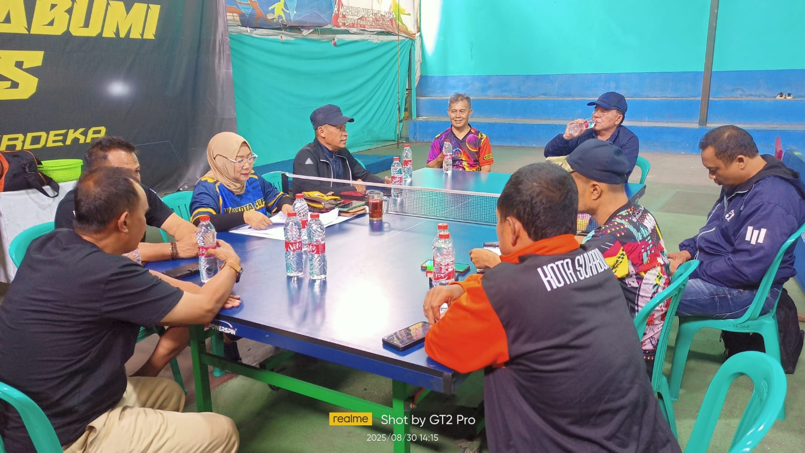 PERTANDINGAN: Sejumlah peserta saat mengikuti Persiapan menuju PTMSI Cup 2025 tingkat Kota Sukabumi, belum lama ini.