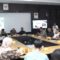 SAMBUTAN : Sekda Kabupaten Sukabumi, Ade Suryaman saat memberikan sambutan pada rakor pengisian kuisioner evaluasi MPP di Aula Kantor DPMPTSP Kabupaten Sukabumi, Senin (01/9)