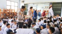 Polres Sukabumi Luncurkan Program MBG, Pelajar SMPN 1 Palabuhanratu Antusias
