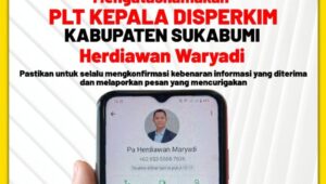Pesan Palsu Minta Uang, Plt Kadis Perkim Sukabumi: Itu Bukan Saya!