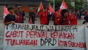 Aksi Mahasiswa Sukabumi Meletup Lagi, Tuntut Transparansi dan Evaluasi Anggaran DPRD