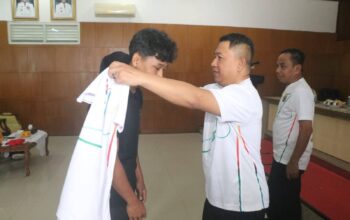 Suasana saat Wabup Andreas saat acara pelepasan berlangsung di Aula PKK Pendopo Sukabumi, Jumat (12/9/2025).