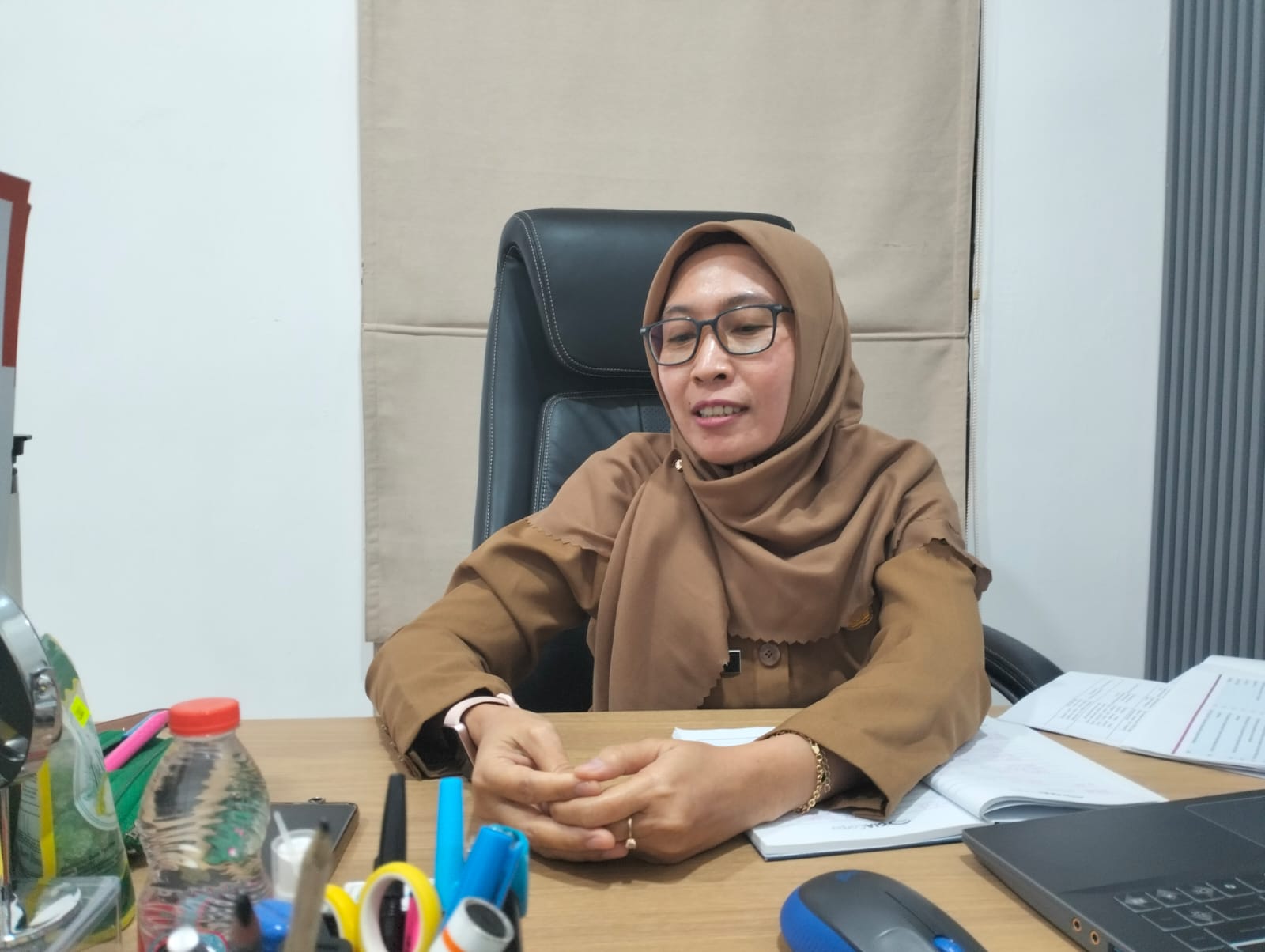 DIWAWANCARA: Kepala Bidang Penelitian dan Pengembangan (Litbang) Bappeda Kota Sukabumi, Wahyu Retnaningtyas Utami saat diwawancara, belum lama ini.