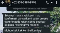 Waspada Modus Salah Transfer, Pasutri Sukabumi Terjebak Jeratan Pinjol Ilegal