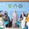 SAMBUTAN: Bunda PAUD Kota Sukabumi, Ranty Rachmatila saat menghadiri pembinaan dan sosialisasi peran Bunda PAUD di Auditorium KH Ahmad Sanusi, Pondok Pesantren Syamsul Ulum, belum lama uni.