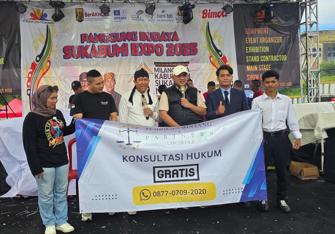 Kantor Hukum Sembilan Bintang & Partners menjadi salah satu yang berpartisipasi dalam Perayaan Hari Jadi Kabupaten Sukabumi ke-155
