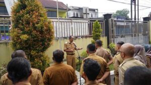 Apel Pagi Perdana di DPPKB Kabupaten Sukabumi, Eka Nandang Nugraha Teguhkan Semangat Baru 