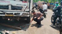 Kronologis Truk Trailer Rem Blong di Cibadak 