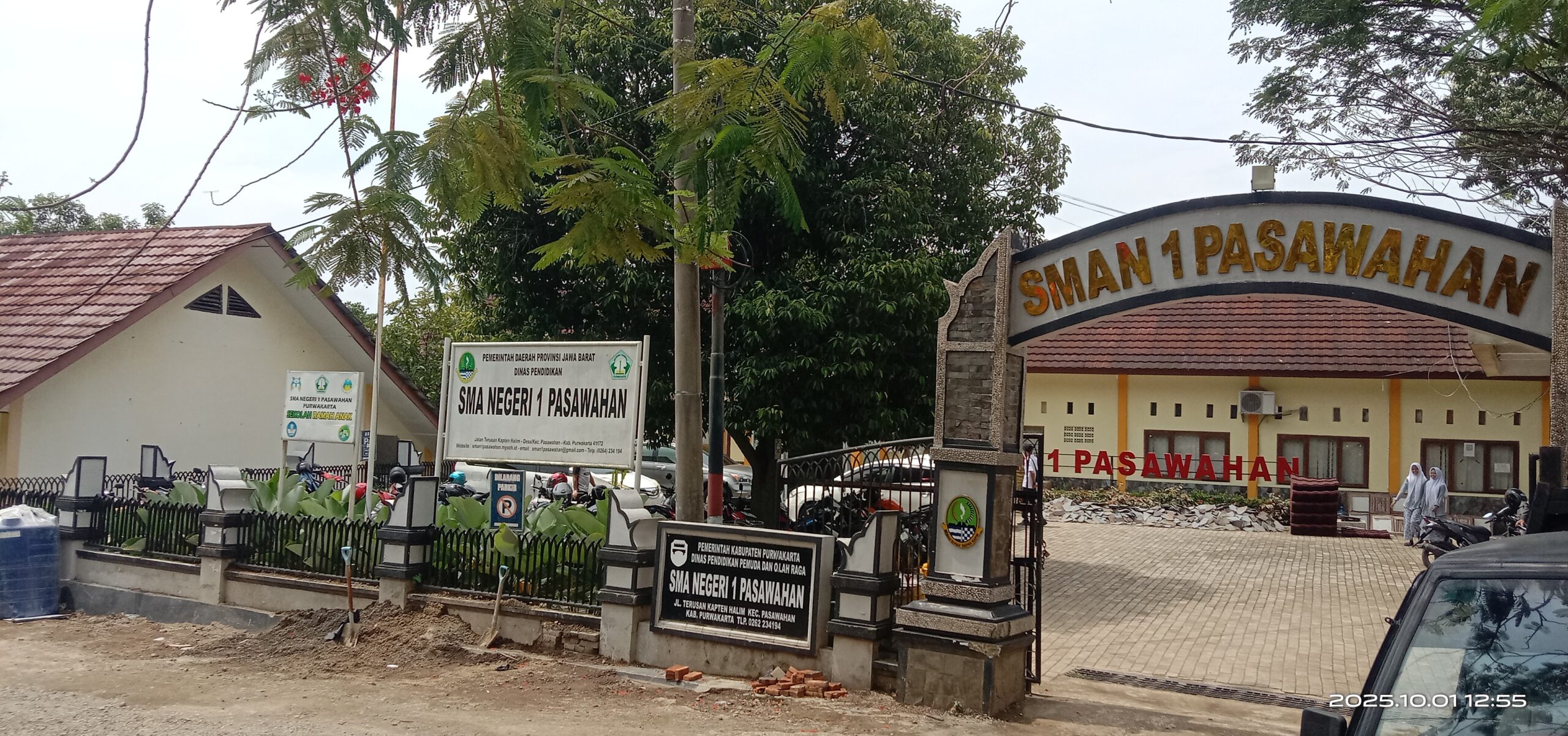 SMA Negeri 1 Pasawahan, Kabupaten Purwakarta. (foto: ron's/ Radar Sukabumi)