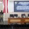 Suasana rapat paripurna DPRD Kabupaten Sukabumi dengan pemerintah daerah.