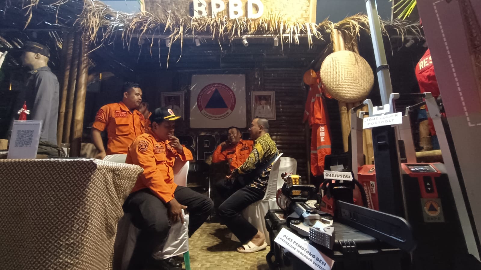 Stand BPBD dalam Sukabumi expo yang digelar di area lapang Cangehgar Palabuhanratu.