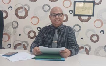 FT: BAMBANG/RADARSUKABUMI DIWAWANCARA: Satgas Percepatan Penyelenggaraan MBG Kota Sukabumi, Andri Setiawan saat diwawancara Radar Sukabumi, Rabu (1/10).