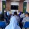 SAMBUTAN : Direktur Bina Penggerak Lini Lapangan, Lisna Prihantini, saat memberikan sambutan di aula DPPKB Kabupaten Sukabumi, belum lama ini.