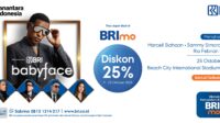 BRI Beri Diskon 25% Tiket Konser Babyface Melalui BRImo
