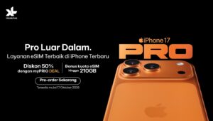 XLSMART Buka Program Pre-Order iPhone17 dengan Penawaran Eksklusif myPRIO DEAL, Didukung eSIM
