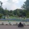 LENGGANG: Kondisi RSUD R Syamsudin SH Kota Sukabumi, saat keadaan lenggang, Jumat (17/10).