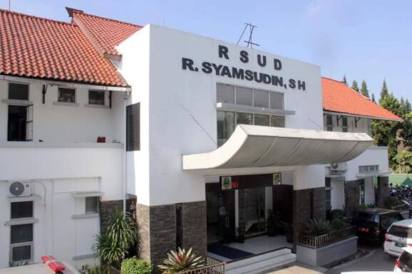 LENGGENG: Kondisi RSUD R Syamsudin SH Kota Sukabumi, saat keadaan lenggang, belum lama ini.