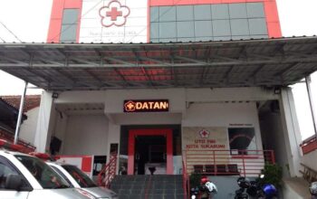 Kondisi Kantor PMI Kota Sukabumi saat lenggang, belum lama ini.(Foto: IST)