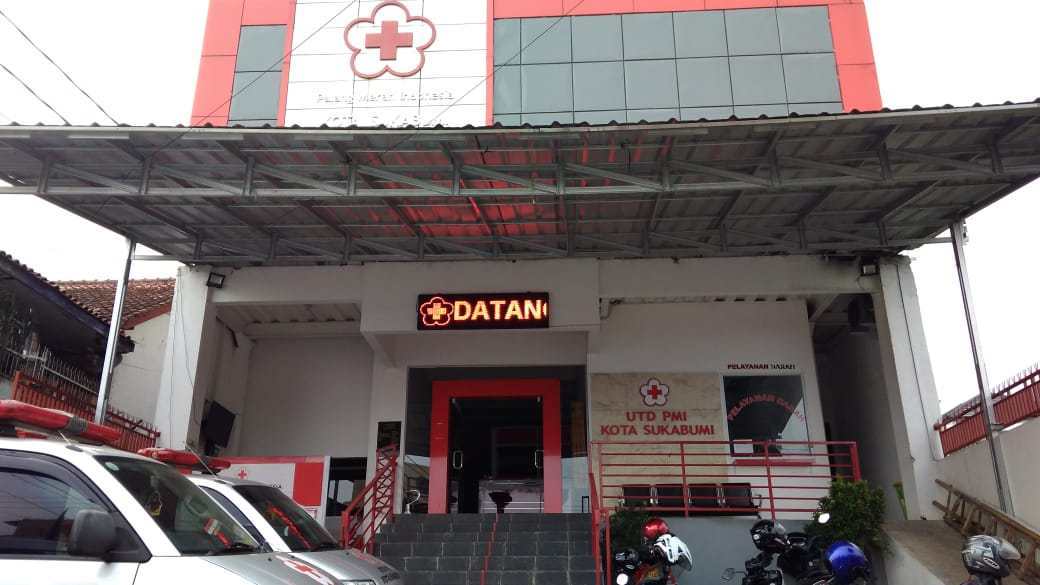 Kondisi Kantor PMI Kota Sukabumi saat lenggang, belum lama ini.(Foto: IST)