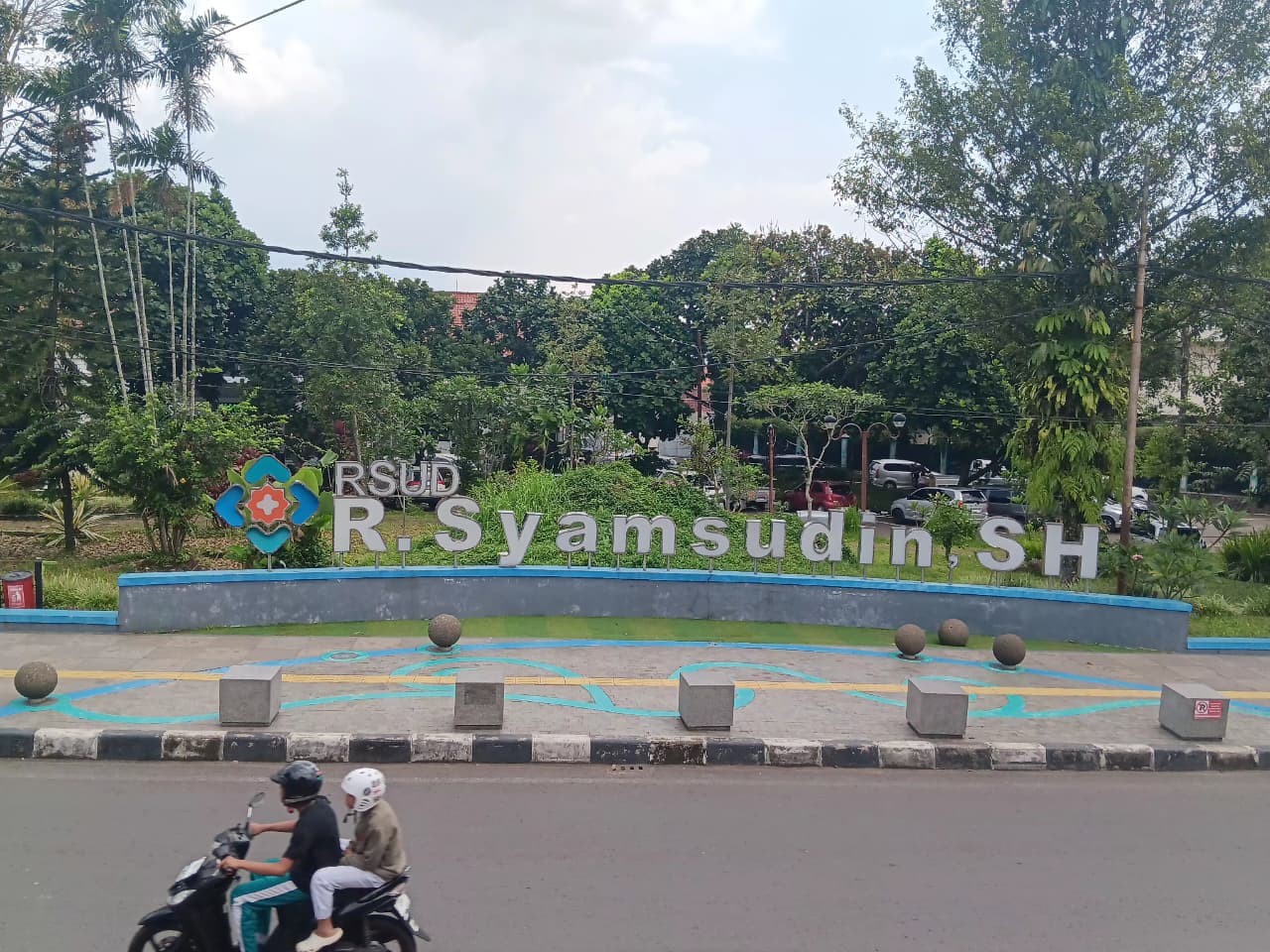 LENGGANG: Kondisi RSUD R Syamsudin SH Kota Sukabumi, saat keadaan lenggang, belum lama ini.