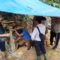 Kepala Dinas Lingkungan Hidup didampingi kepolisian saat meninjau lokasi tambang ilegal di wikayah Desa Ridogalih, Kecamatan Cikakak