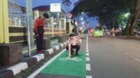 Dishub Kota Sukabumi Tata Jalur Sepeda