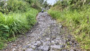Jalan Rusak di Simpenan Hambat Akses Warga ke Sekolah dan Puskesmas