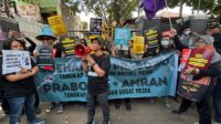 AJI Jakarta Gelar Aksi Solidaritas Dukung Tempo Hadapi Gugatan Rp200 Miliar dari Menteri Pertanian