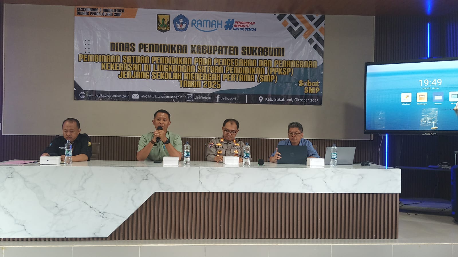 Sekdis Pendidikan Kabupaten Sukabumi Herdiawan Waryadi.