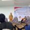 Petugas Polres Sukabumi, saat memberikan materi PPKSP kepada ratusan perwakilan sekolah SMP se Kabupaten Sukabumi di aula SMPN 1 Cikembar.