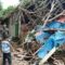 Kondisi rumah Nenek Nining yang hancur tertimpa pohon Jengjeng yang tumbang pada Sabtu (8/11/2025).