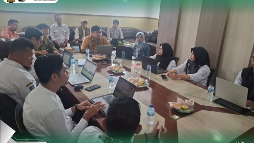 Suasana saat kegiatan Uji Terap Pengembangan Aplikasi Siskeudes dan CACM Desa yang dilaksanakan DPMD Kabupaten Sukabumi.