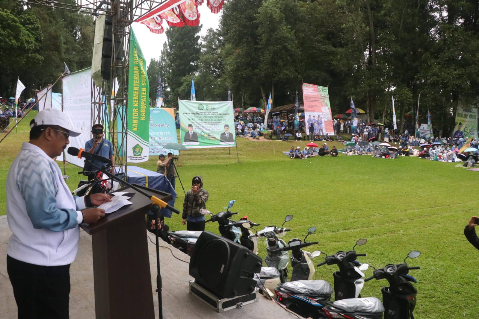 HAB Ke-80 Kemenag Sukabumi, Bupati Ajak Jadi Teladan Kerukunan dan Kekompakan