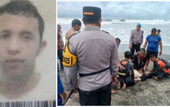 Polisi mengonfirmasi identitas wisatawan yang tenggelam di Pantai Karanghawu, Kecamatan Cisolok, Kabupaten Sukabumi, pada Sabtu pagi, 28 Desember 2025. Korban diketahui merupakan warga negara asing (WNA) asal Afganistan berstatus imigran pencari suaka di bawah naungan UNHCR.