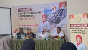 Lina Ruslinawati Tinjau Penyelenggaraan Pemerintahan di Desa Selawangi