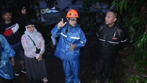 Wakil Wali Kota Sukabumi Tinjau Lokasi Banjir dan Longsor