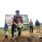 PERESMIAN: Pemerintah Kota Sukabumi saat peluncuran pusat pembibitan durian unggul di Kebun Pembibitan Durian Unggul UPTD KAC, Kelurahan Cikundul, Kecamatan Lembursitu, Selasa (23/12).